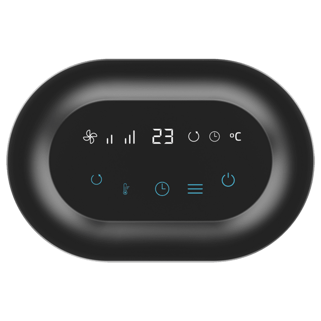 Cecotec ReadyWarm 1550 Max Ceramic Rotate Smart Black Calefactor cerámico de sobremesa con 1500 W oscilación pantalla digital termostato regulable y 3 modos de funcionamiento.  Calefactor cerámico de sobremesa Limitado a 3 días