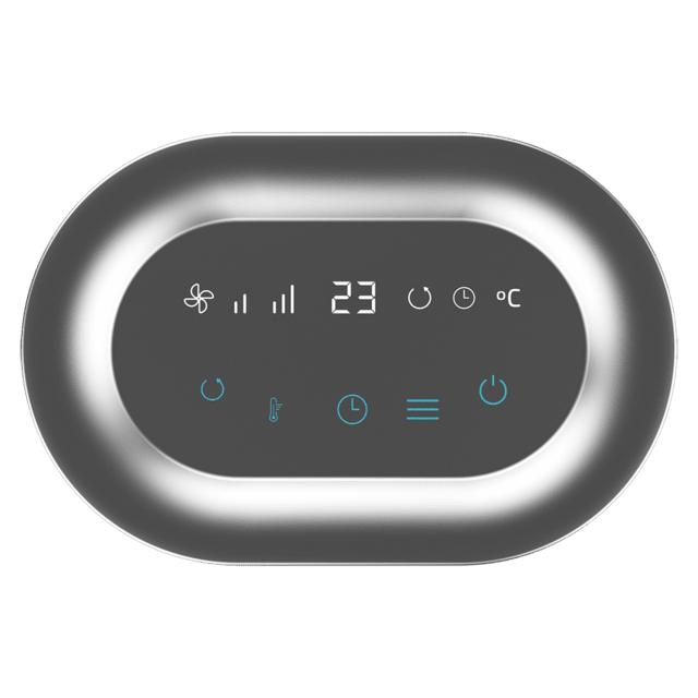 Cecotec ReadyWarm 1550 Max Ceramic Rotate Smart White Calefactor cerámico de sobremesa con 1500 W oscilación pantalla digital termostato regulable y 3 modos de funcionamiento. Calefactor cerámico de sobremesa Ahorra y exporta