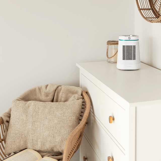 Cecotec ReadyWarm 1550 Max Ceramic Rotate White Calefactor cerámico de sobremesa con 1500 W oscilación termostato regulable y 3 modos de funcionamiento. Calefactor cerámico de sobremesa  Precios de Black Friday