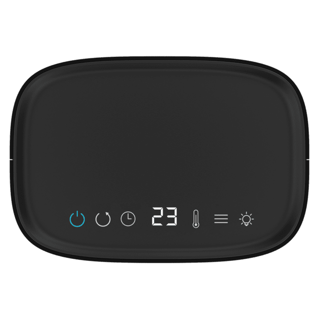 Cecotec ReadyWarm 1570 Max Ceramic Rotate Smart Black Calefactor cerámico de sobremesa con 1500 W oscilación pantalla digital termostato regulable y 3 modos de funcionamiento. Calefactor cerámico de sobremesa 1500 W En oferta