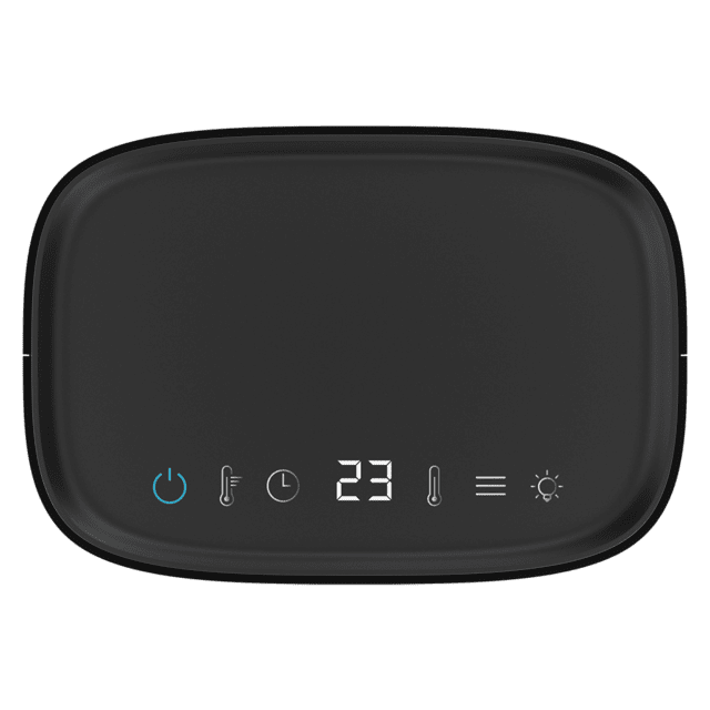 Cecotec ReadyWarm 1570 Max Ceramic Smart Black Calefactor cerámico de sobremesa con 1500 W pantalla digital termostato regulable y 3 modos de funcionamiento. Calefactor cerámico de sobremesa 1500 W Descuentos del mes