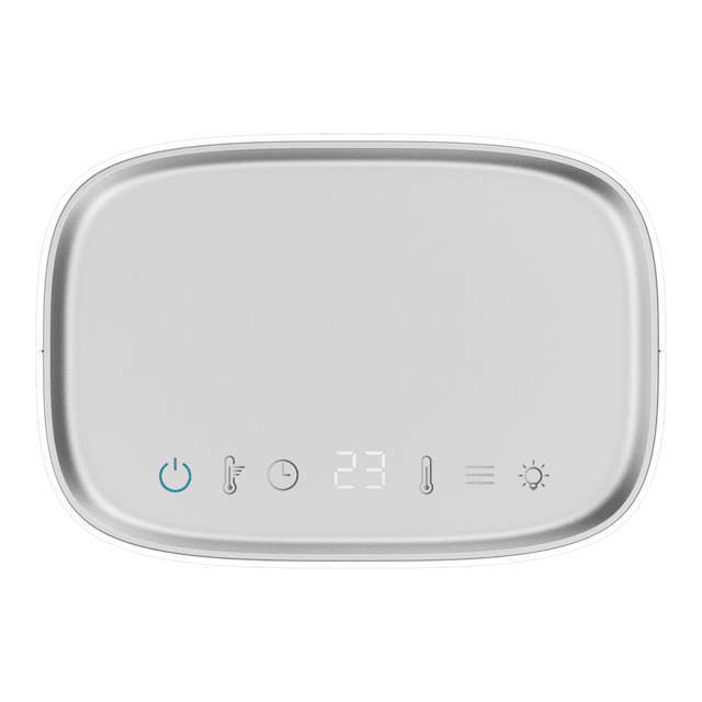 Cecotec ReadyWarm 1570 Max Ceramic Smart White Calefactor cerámico de sobremesa con 1500 W pantalla digital termostato regulable y 3 modos de funcionamiento. Calefactor cerámico de sobremesa 1500 W Oferta exclusiva