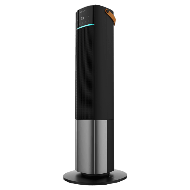 Cecotec Calefactor cerámico ReadyWarm 2070 Max Ceramic Rotate Smart Calefactor cerámico de pie con 2000 W pantalla digital control táctil y control remoto oscilación 3 modos de funcionamiento y termostato regulable. Calefact Grandes ahorros