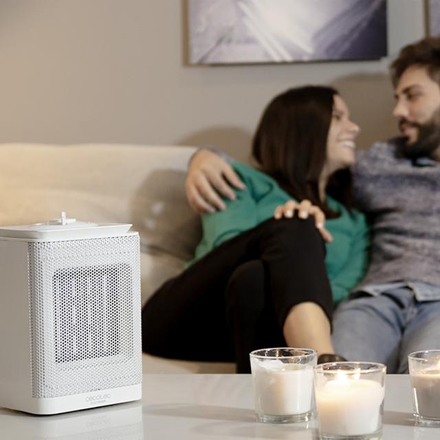 Cecotec Ready Warm 6150 Ceramic Rotate Style de 1500 W con oscilación y 3 modos con termostato regulable. Calefactor cerámico 1500 W   Rebajas de fin de temporada