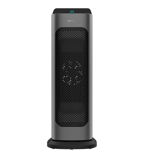 Cecotec ReadyWarm 6800 Ceramic Sky Smart Calefactor cerámico de 2000 W con mando a distancia pantalla LED selección de temperatura temporizador oscilación 3 modos motor DC y triple sistema de seguridad. Calefactor cerámico Outlet