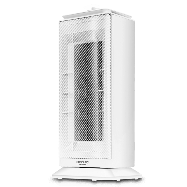 Cecotec Calefactor Baño Cerámico Ready Warm 6200 Ceramic Sky M. 2000 W Termostato Regulable 3 Modos Protección sobrecalentamiento y antivuelco 20 m2Calefactor cerámico vertical 2000 W Gran oferta