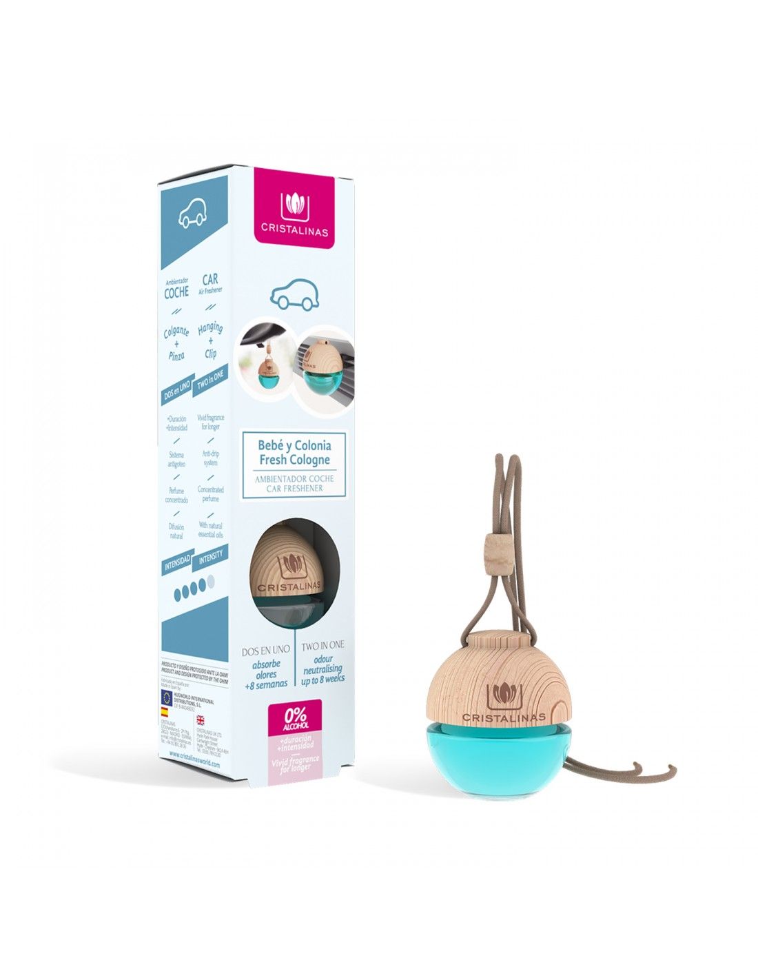 Cristalinas Pack 4 Ambientador coche En oferta