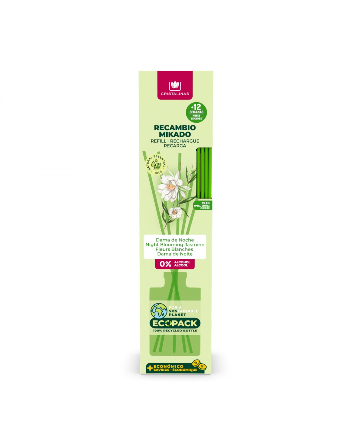 Cristalinas Recambio Mikado Esencia 85ML + Cañas Últimos 2 días