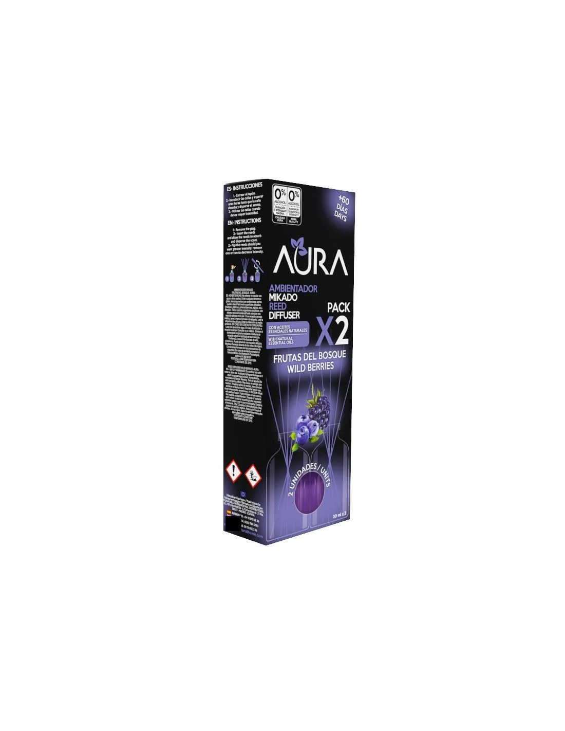 Cristalinas Recambio Mikado 2x30ml Aura En oferta