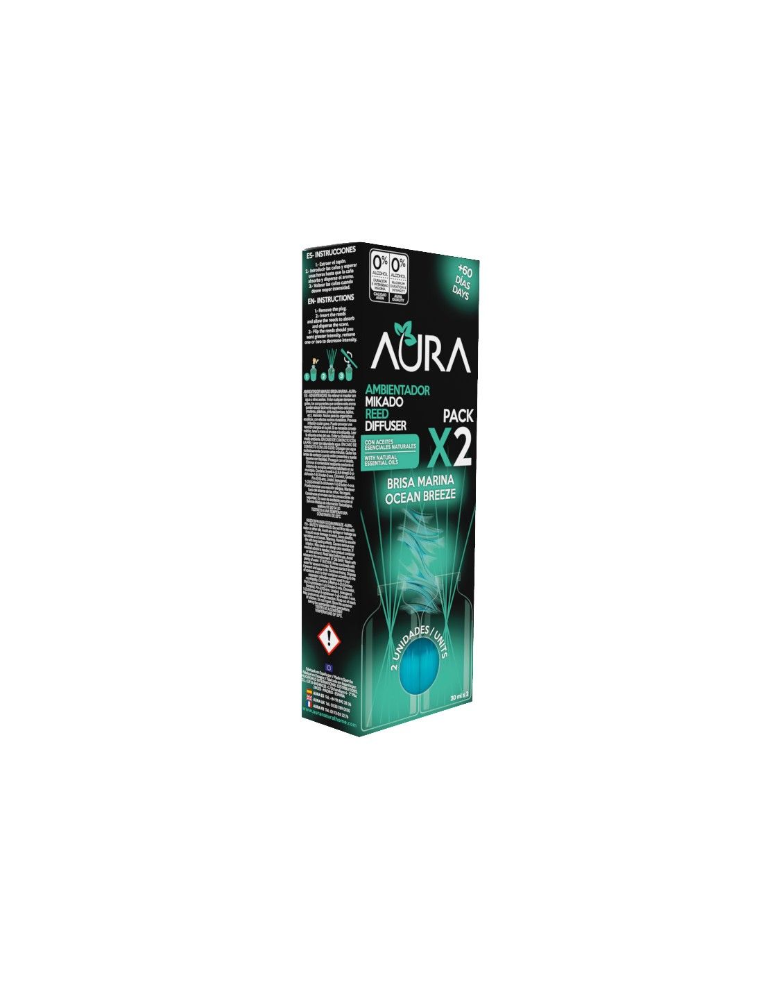 Cristalinas Recambio Mikado 2x30ml Aura Descuentos del mes