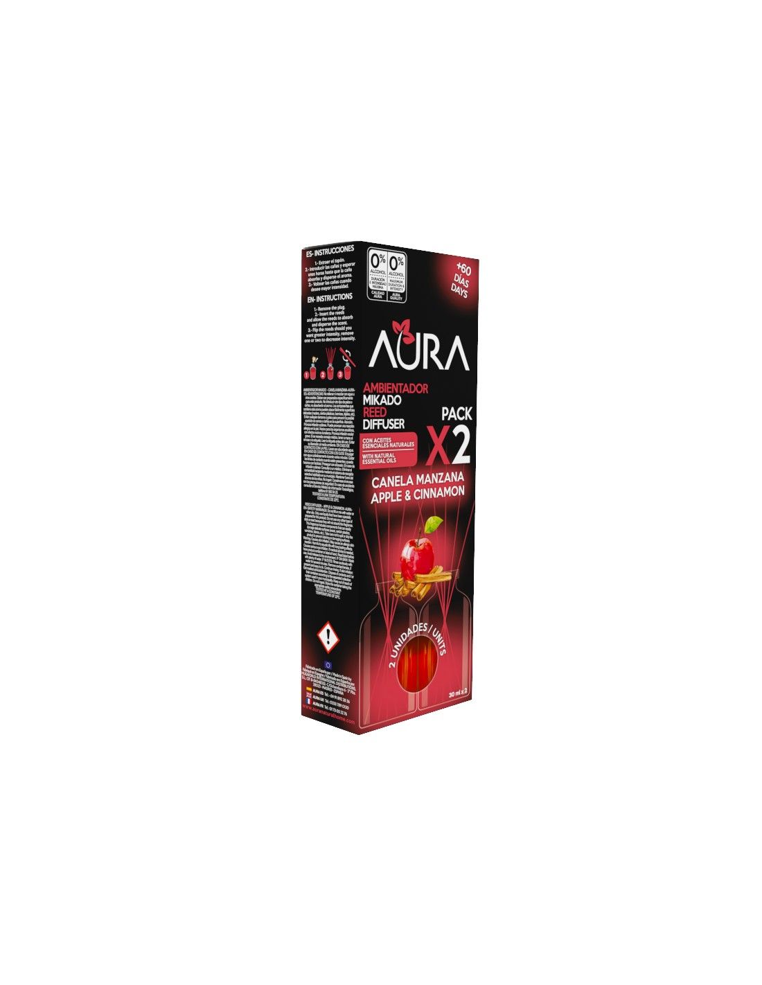 Cristalinas Recambio Mikado 2x30ml Aura Última moda