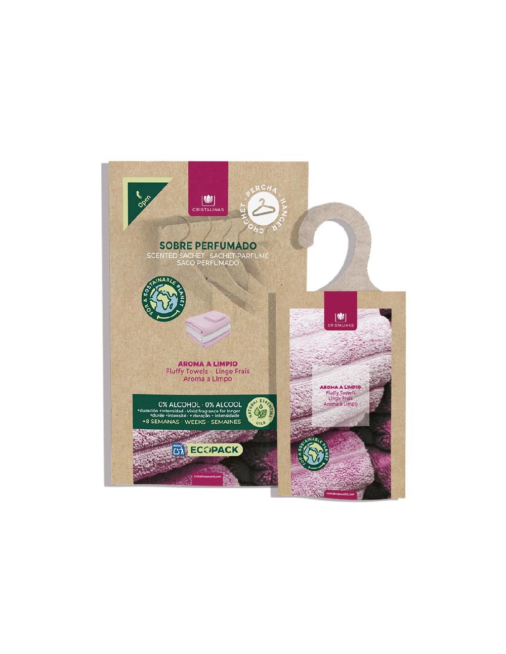 Cristalinas Pack 3 Ambientador de Armario Ecopack Cristalinas Aroma a Limpio Rebajas de fábrica