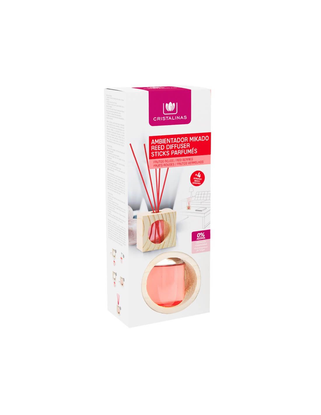 Cristalinas Mikado Cubo de Madera 30ml Mejor oferta