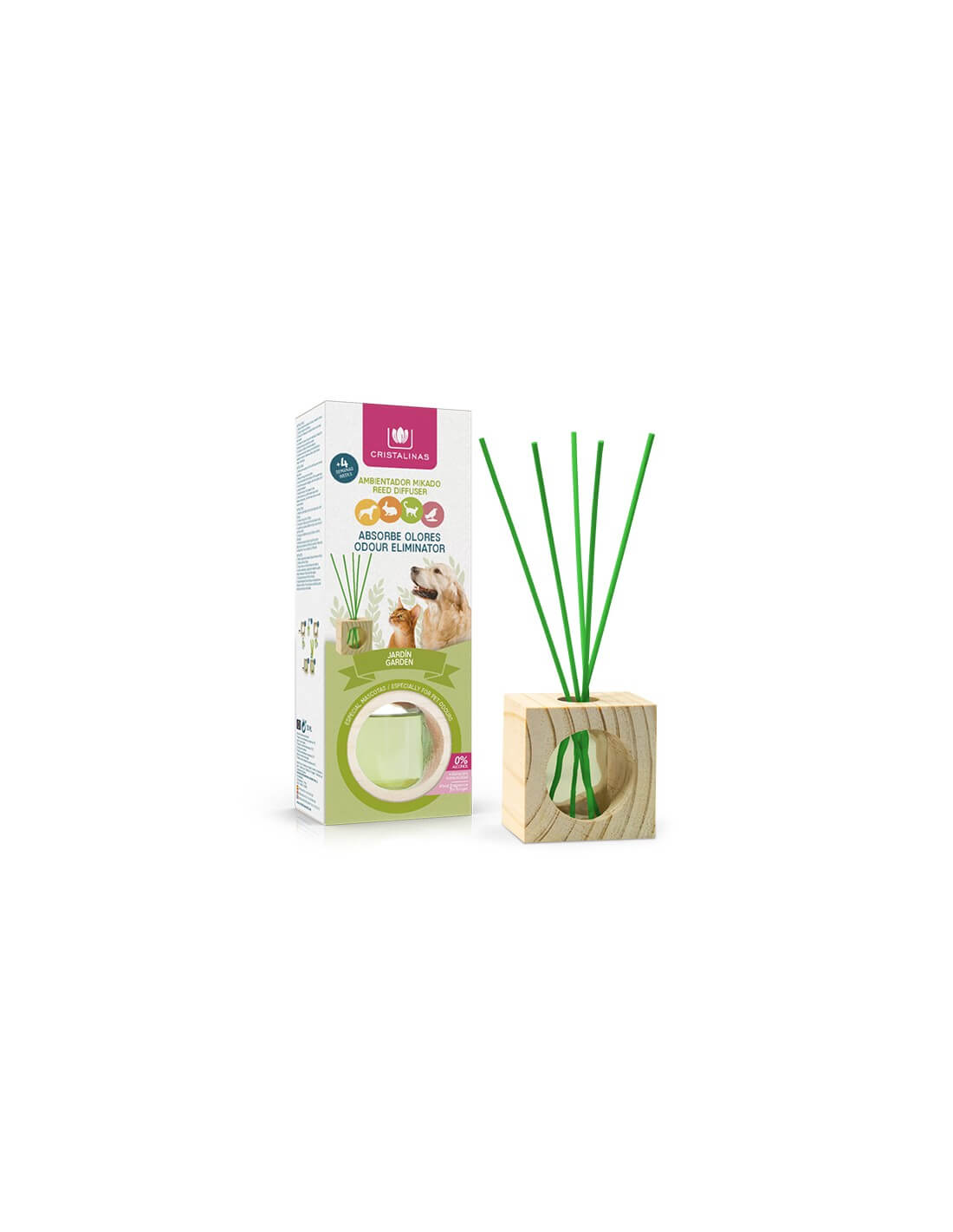 Cristalinas Mikado Absorbe Olores Mascotas 30ml