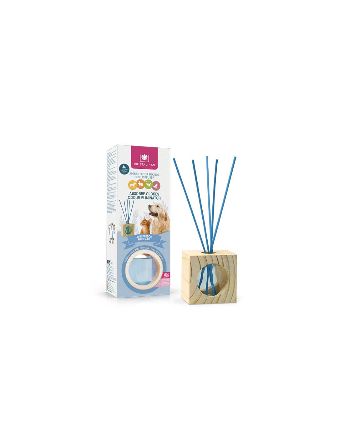 Cristalinas Mikado Absorbe Olores Mascotas 30ml