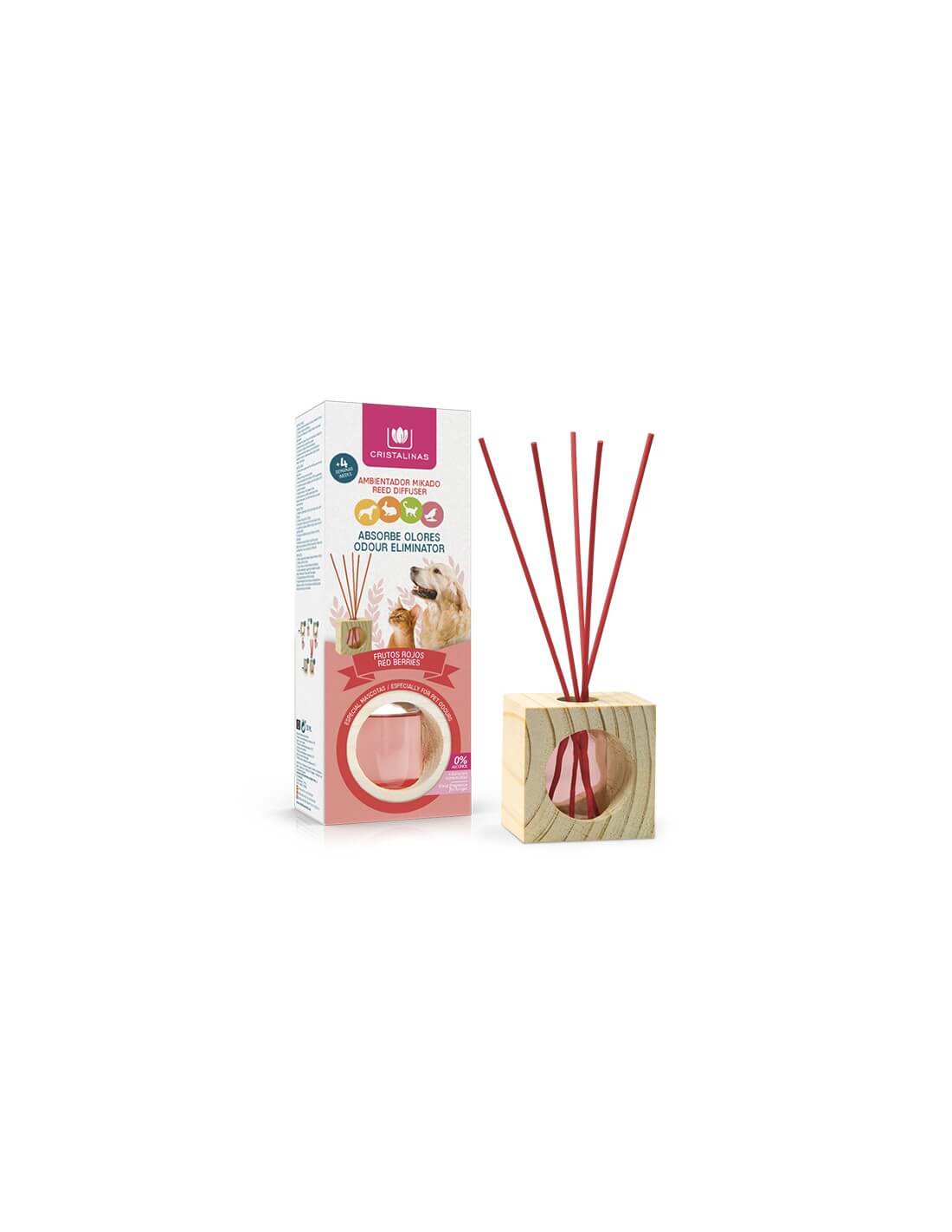 Cristalinas Mikado Absorbe Olores Mascotas 30ml