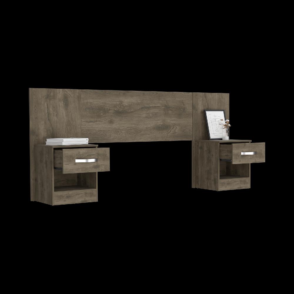 Deco home Cabecera Havana 2 Buros Color bellota Solo hoy