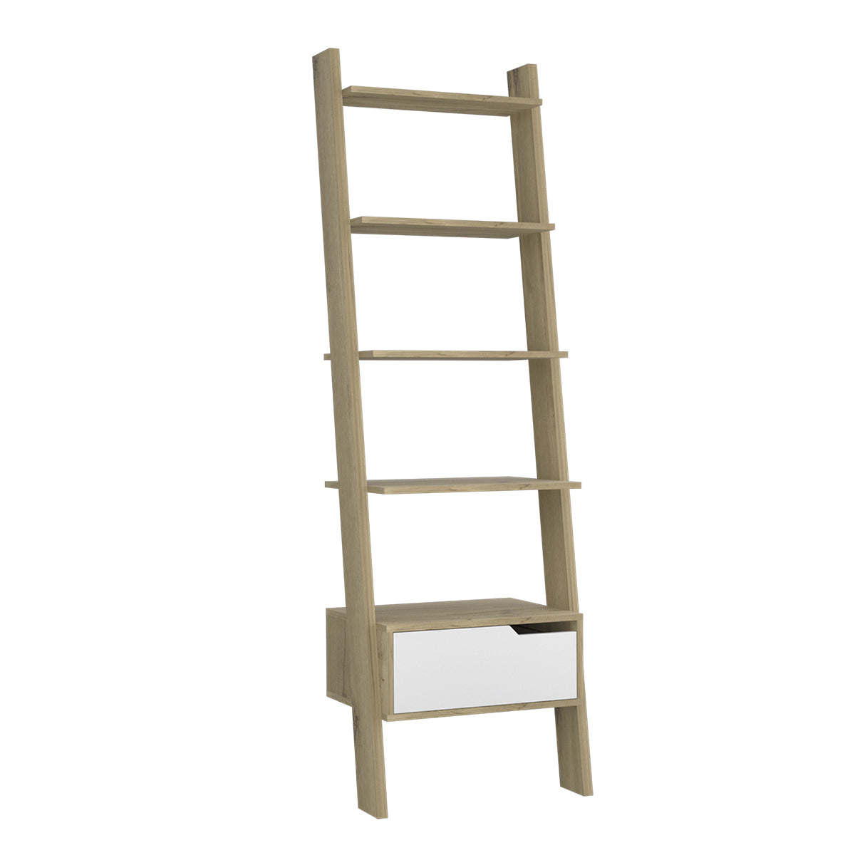 Deco home Librero Escalera Oslo Duna Blanco Grandes ahorros