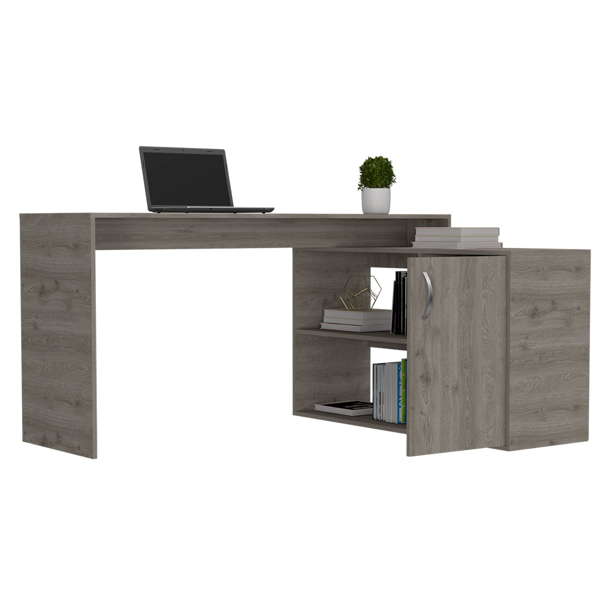 Deco home Escritorio Axis Ceniza Devoluciones gratuitas