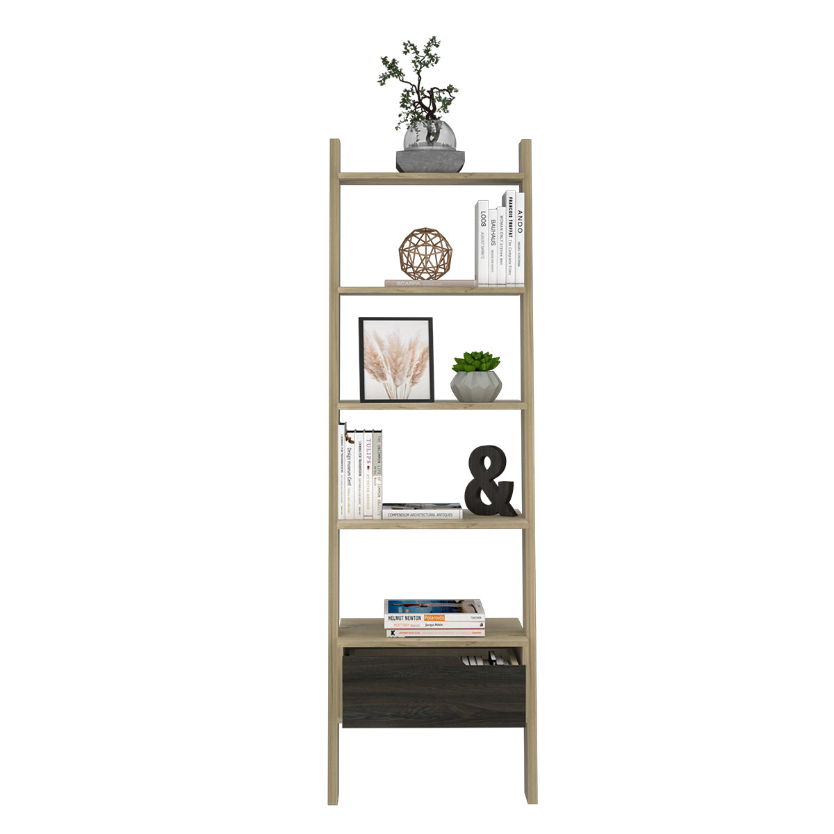 Deco home Librero Escalera Oslo Duna Carbon 2025