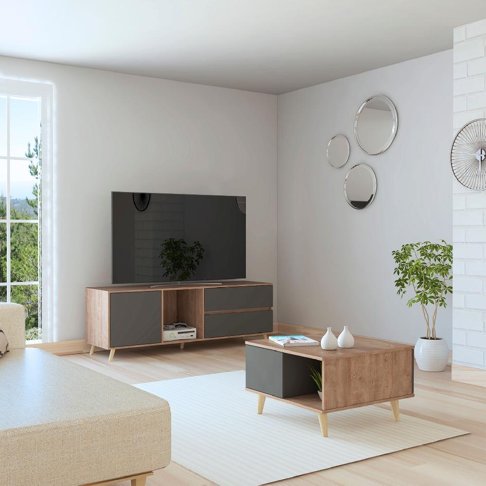 Deco home Combo Rack Tv + Mesa de centro Salem Los más vendidos