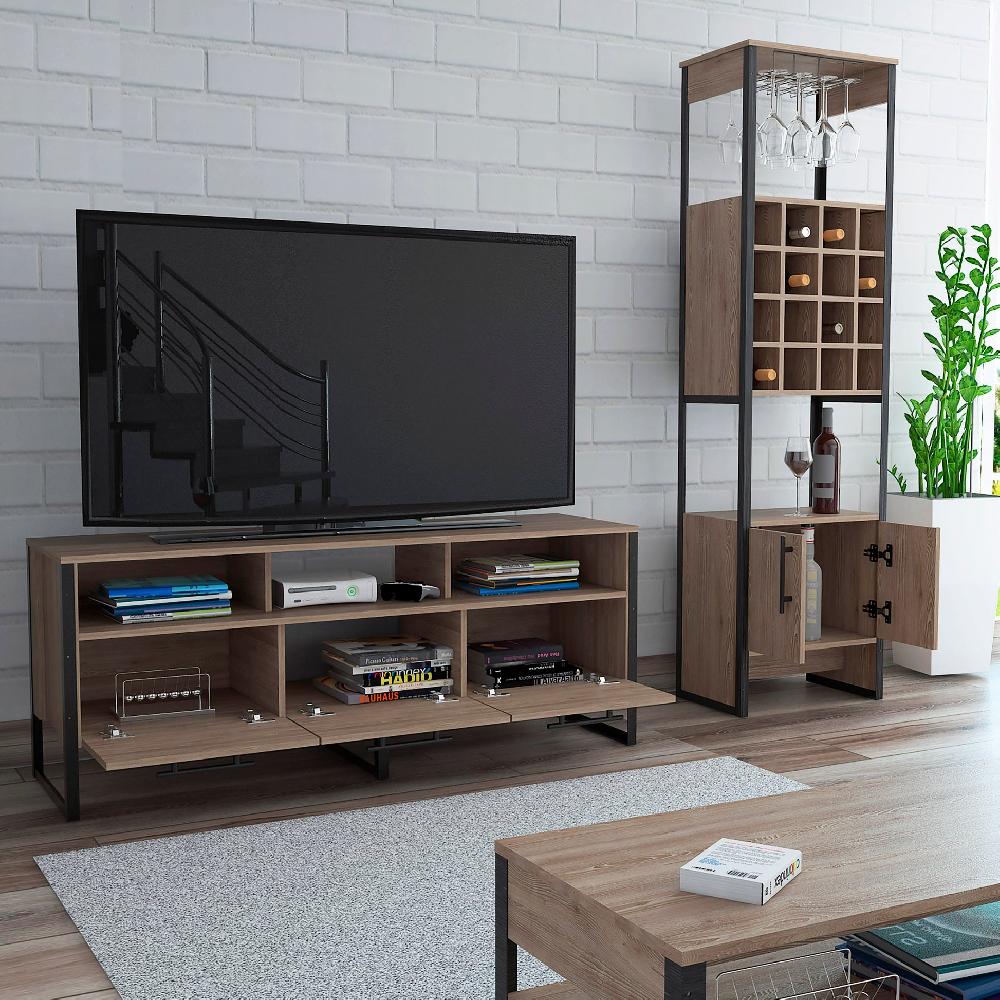Deco home Combo Magnum Bar+Rack tv abierto Envío gratis