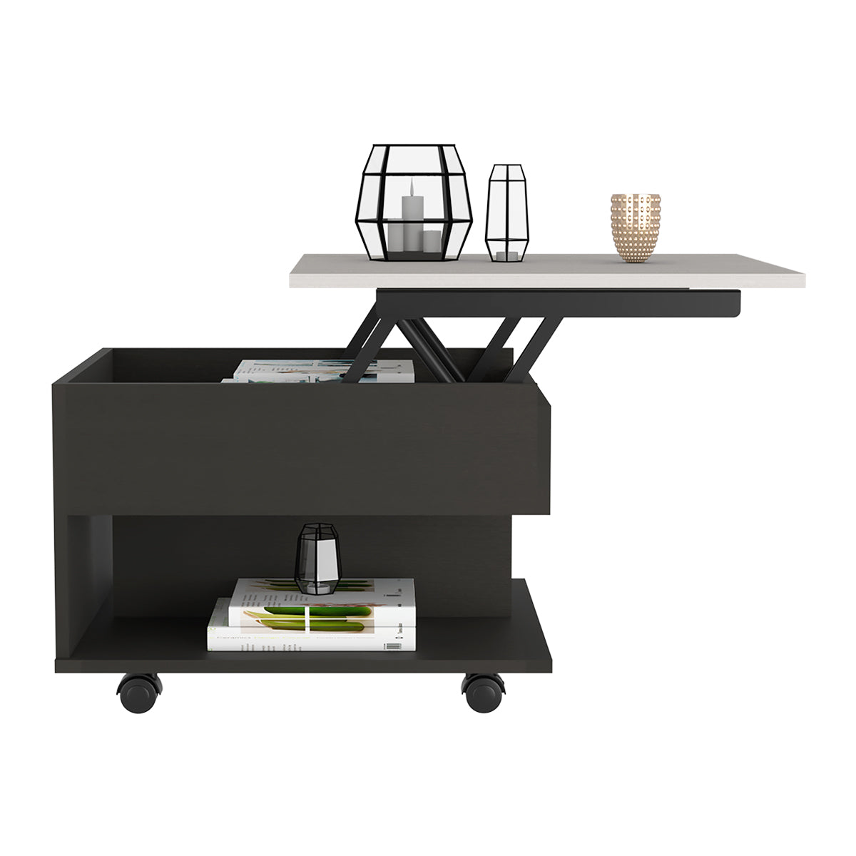 Deco home Mesa Auxiliar Luanda Marfil Oferta especial de fábrica