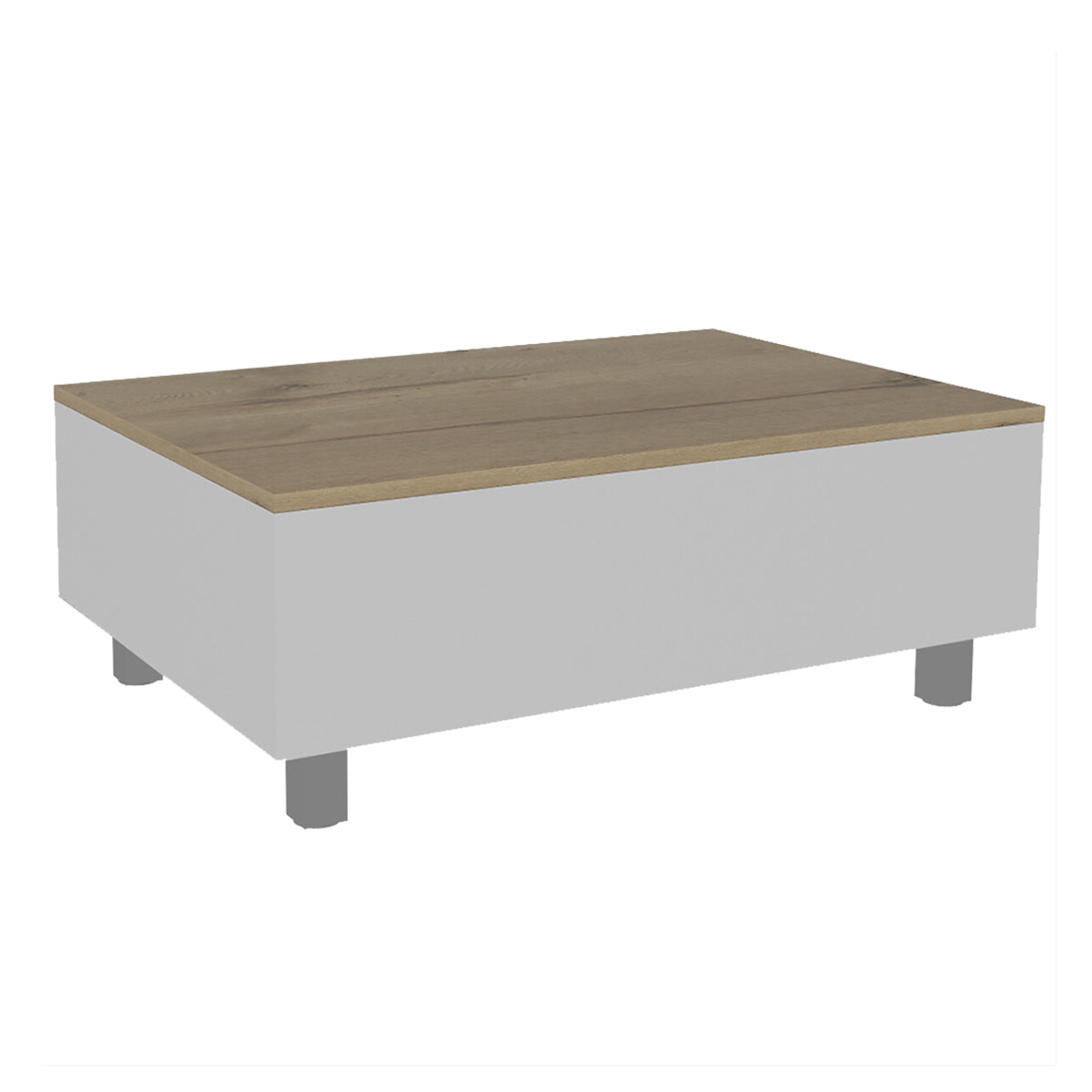 Deco home Mesa De Centro Gambia Duna con Blanco Precio ultrabajo