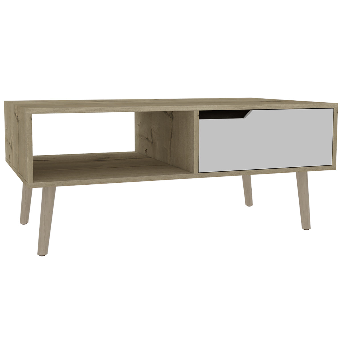 Deco home Mesa de Centro Oslo Duna Blanco En línea