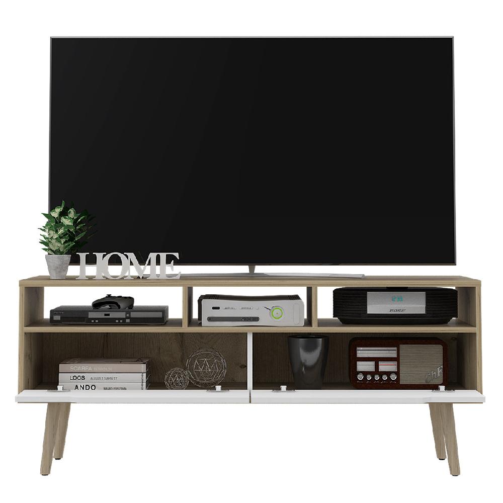 Deco home Rack TV Oslo Duna Blanco Ofertas especiales