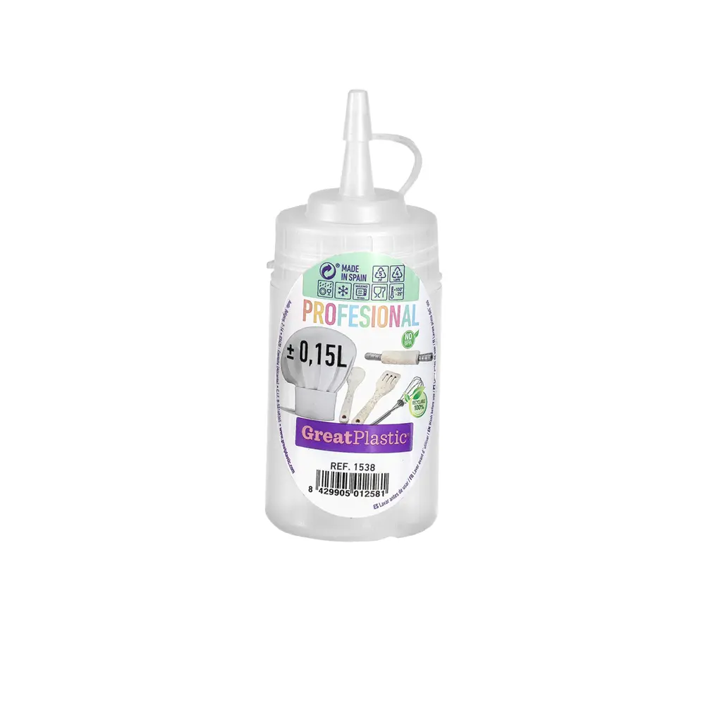 Great plastic Bote Redondo Salsa Natural 0.15L