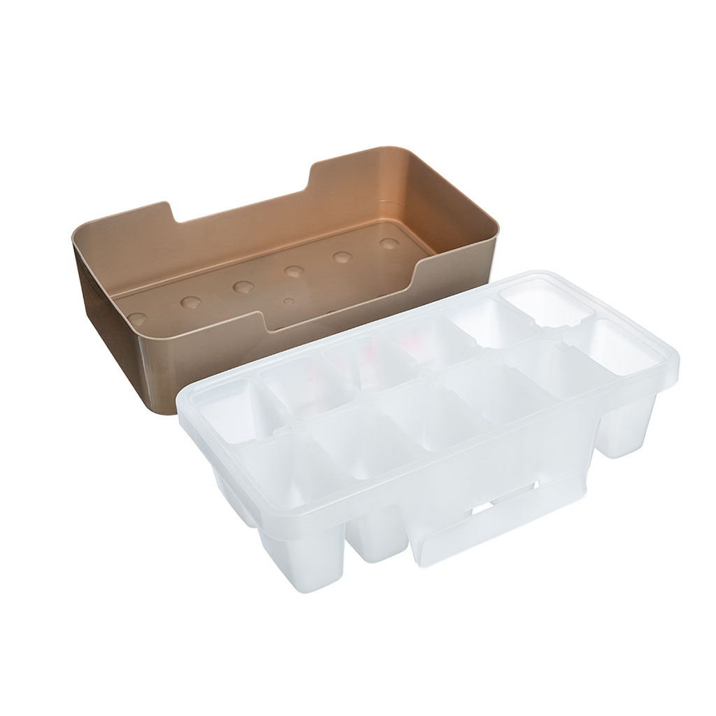 Great plastic Cubitera Grande con Bandeja En oferta