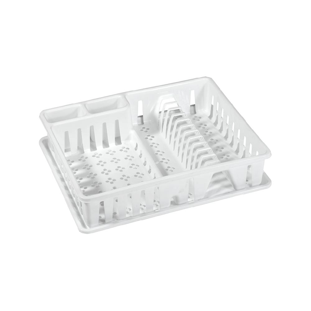 Great plastic Escurreplatos con Bandeja Blanco “Súper”