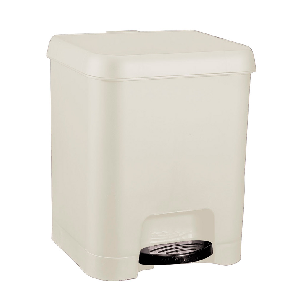 Great plastic Cubo de Pedal Verde Salvia 7L