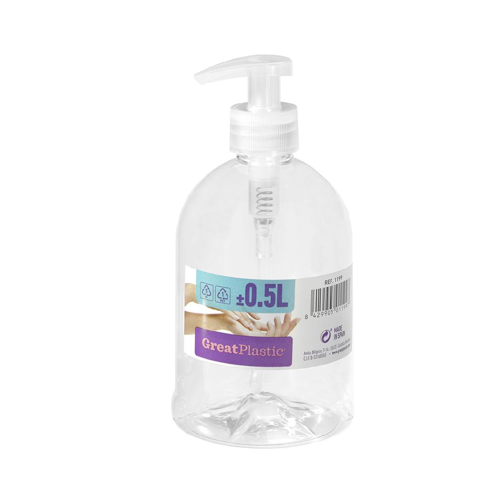Great plastic Dosificador Jabón PET 0.5L
