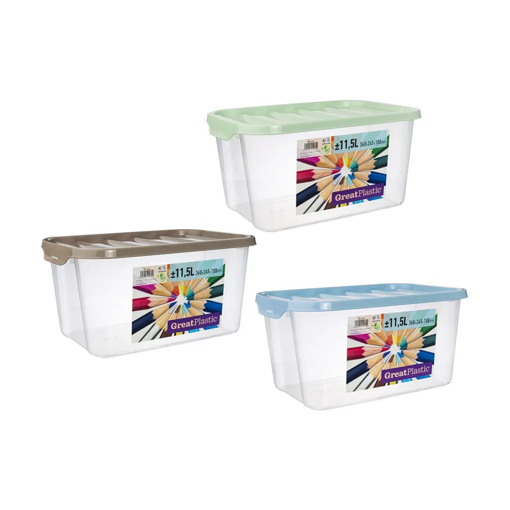 Great plastic Contenedor Color 11.5L
