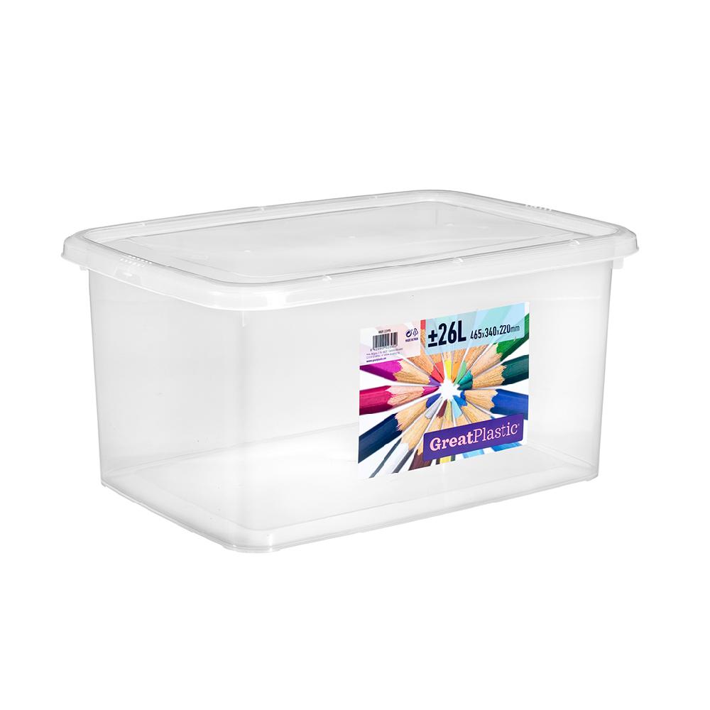 Great plastic Contenedor Urban 26L. Natural