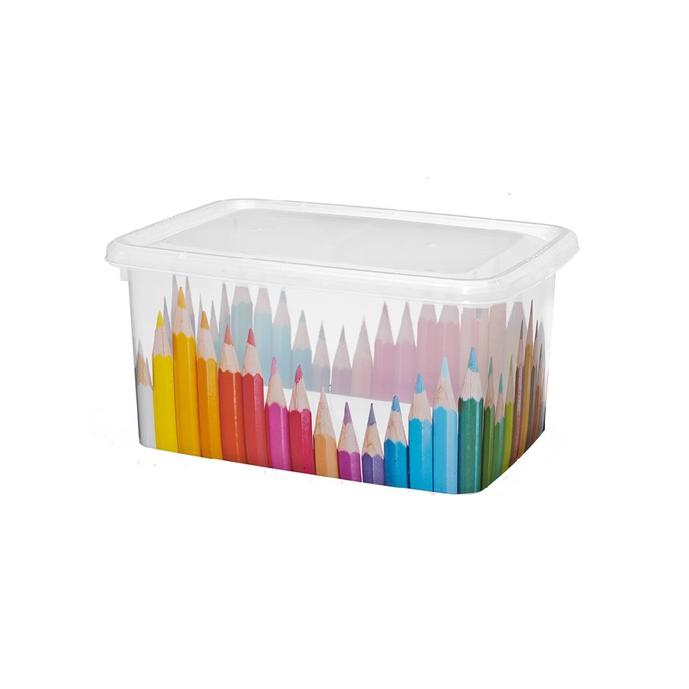 Great plastic Contenedor Urban 8L. IML Lápices