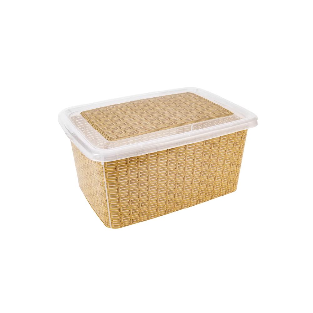 Great plastic Contenedor Urban 4L. Natural IML Mimbre
