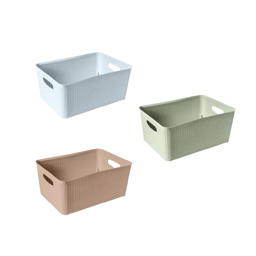 Great plastic Cesto Rectangular Mimbre Color 5.2L En línea