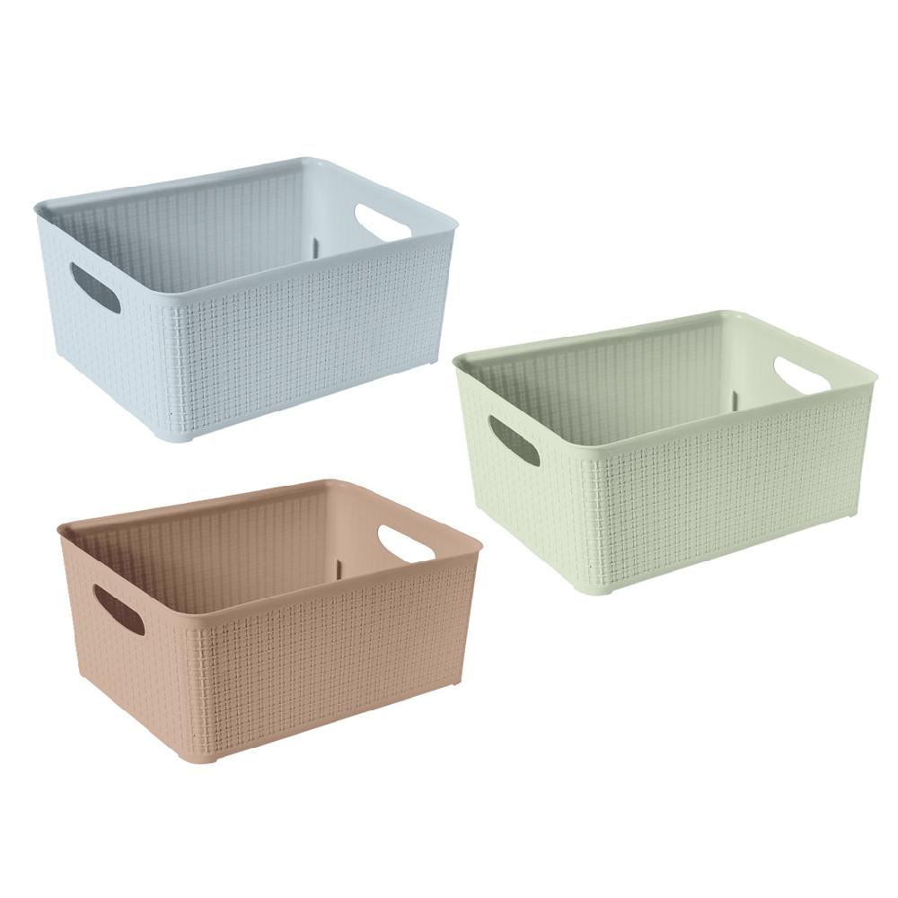 Great plastic Cesto Rectangular Mimbre Color 14L Outlet online
