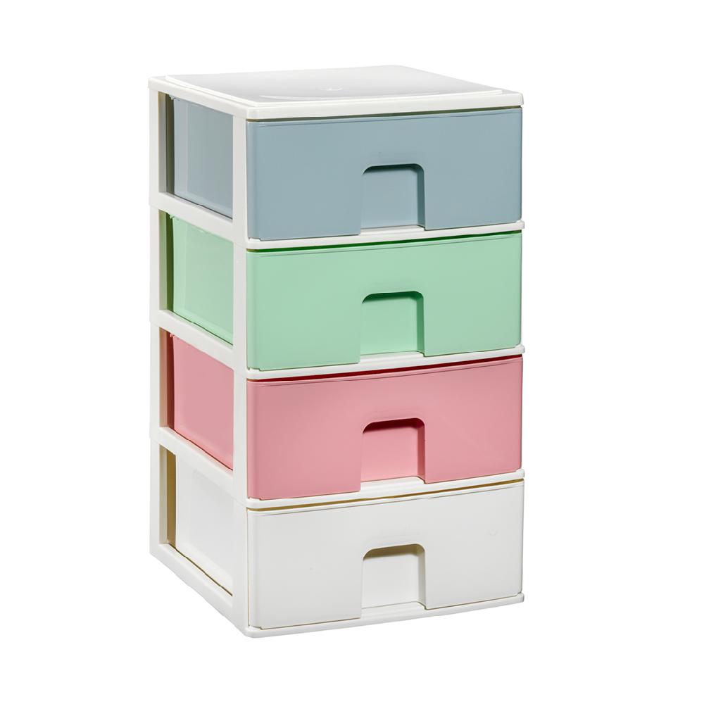 Great plastic L/4 Cajones Apilables Multicolor (Mod. 4.5) Ventas relámpago