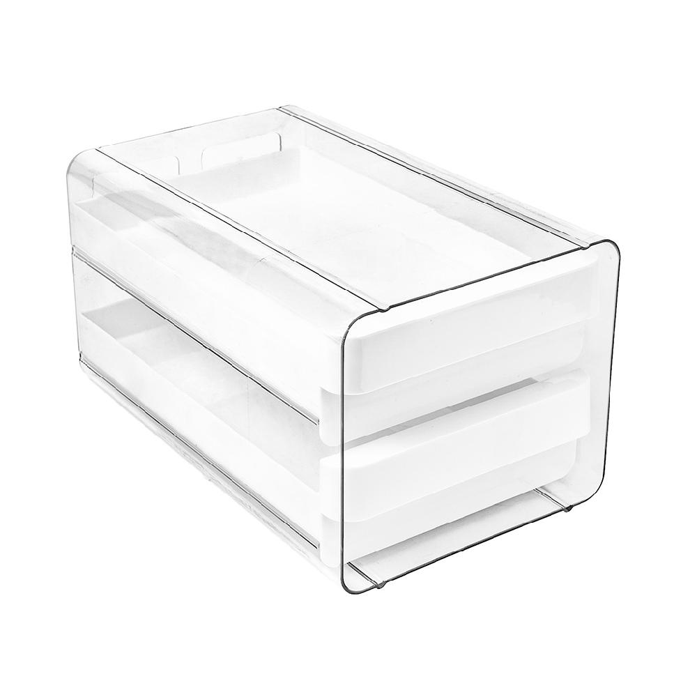 Great plastic Organizador Frigo 2 Cajones Oferta especial de fábrica