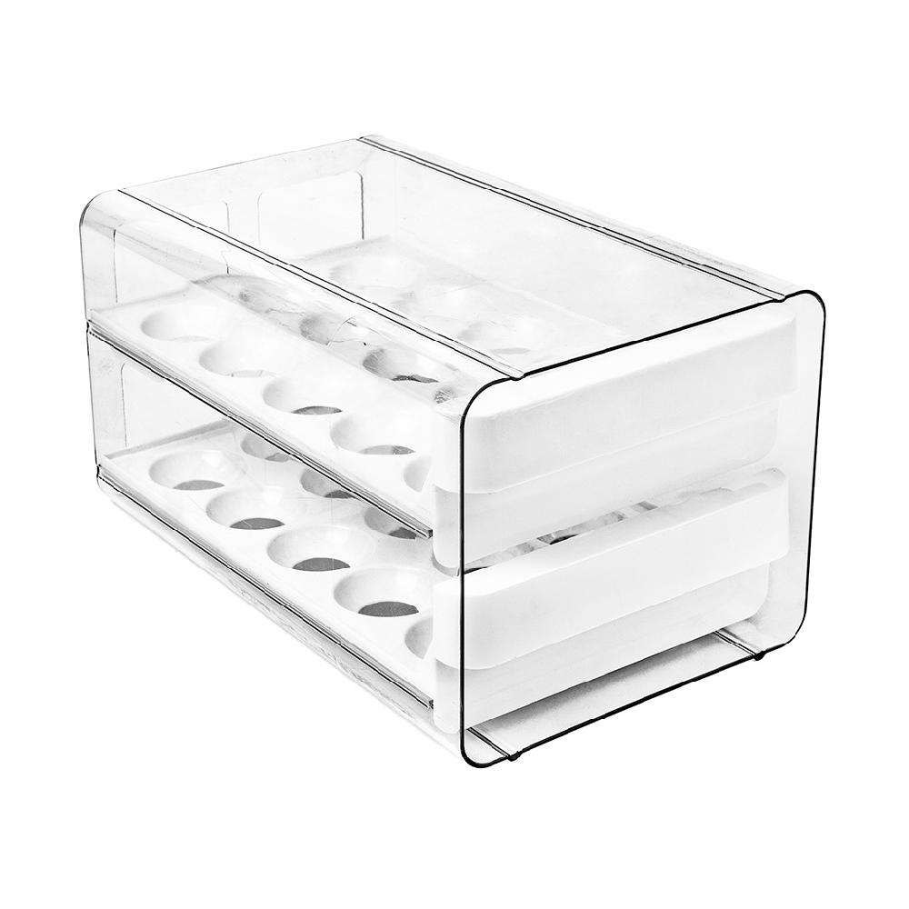 Great plastic Organizador Frigo 2 Hueveras Promoción trimestral