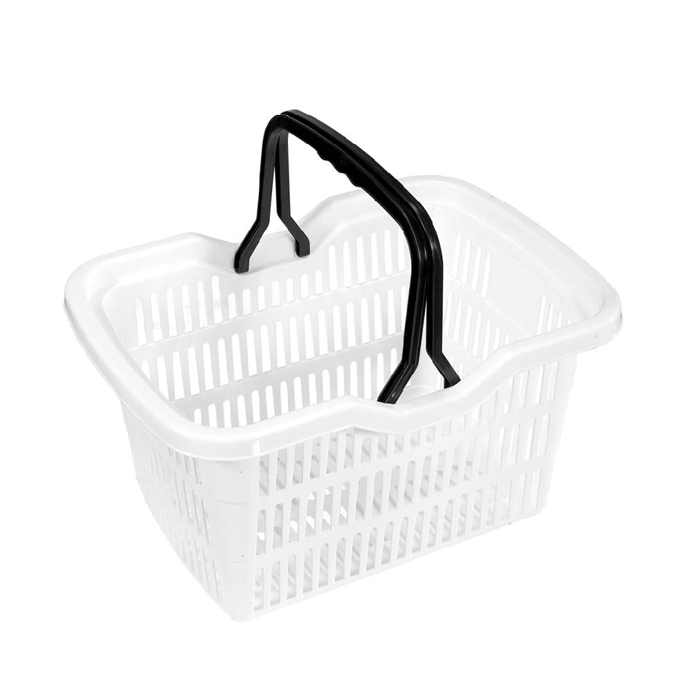 Great plastic Cesta Multiusos Rectangular con Asas 20L. Blanco Precios de Black Friday