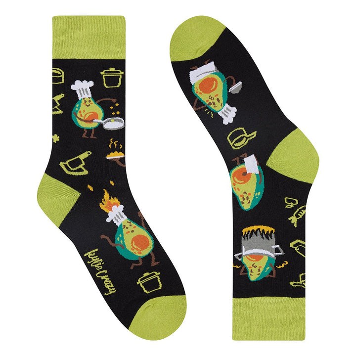 ﻿kylie crazy Calcetines divertidos de algodón "sin costuras". COOKING Libre de impuestos