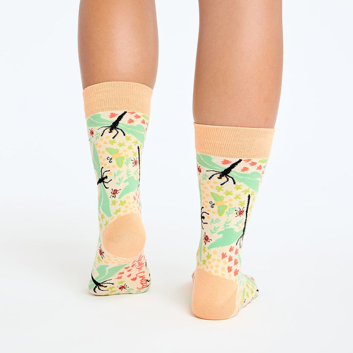 kylie crazy Calcetines divertidos de algodón "sin costuras". LIBELULA Última moda