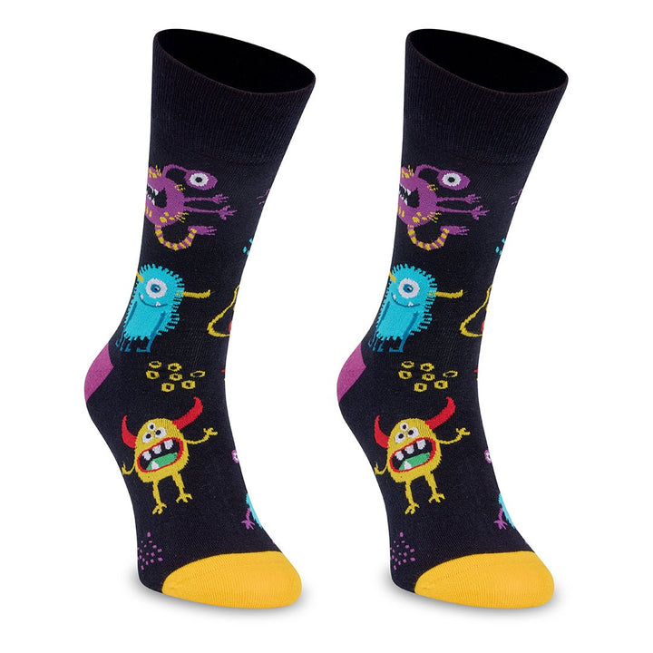 kylie crazy Calcetines divertidos de algodón "sin costuras". MONSTERS Ofertas de temporada