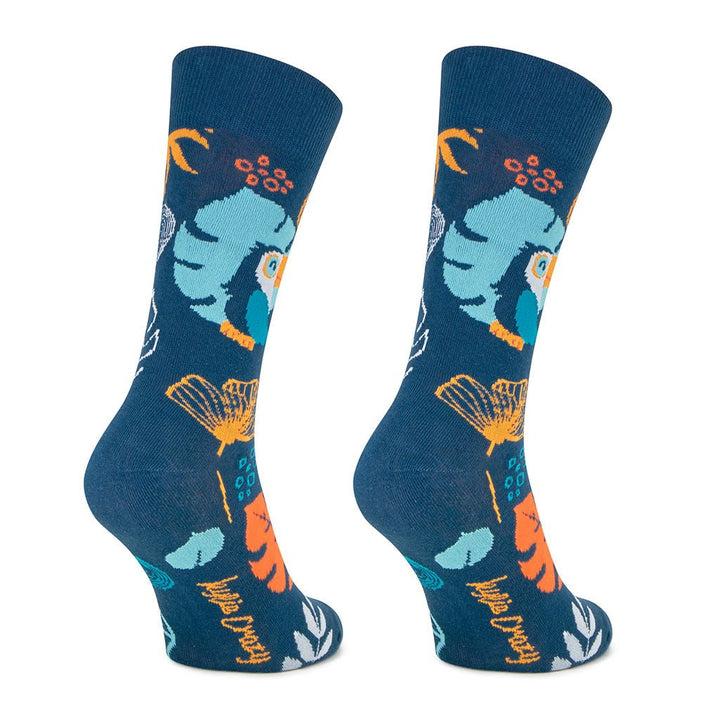 kylie crazy Calcetines divertidos de algodón "sin costuras" TROPICAL NOCHE Ofertas especiales