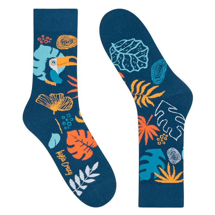 kylie crazy Calcetines divertidos de algodón "sin costuras" TROPICAL NOCHE Ofertas especiales